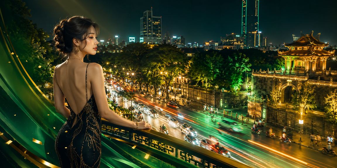 Không gian giải trí cá cược về đêm tại Hà Nội với ánh đèn neon