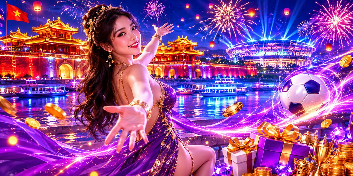 Phố đêm neon Huế sôi động với người chơi VIP tham gia cá cược trực tuyến trên điện thoại